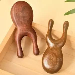 원목 괄사 경락 얼굴 마사지 안마기 괄사빗 LP-WFOF5A1