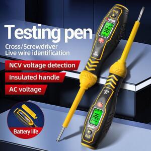 검침기 ANENG B19 디지털 전압계 스마트 측정 전압 회로 LCD 펜 백라이트 NCV 테스터 ONOFF AC11V450V 안전