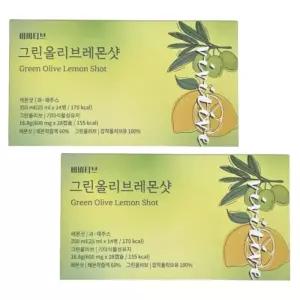 [단비] 비비티브 그린올리브 레몬샷 14개입 x 2개