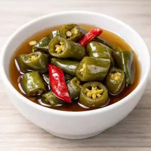 밥도둑 수제 청양고추 장아찌 500g