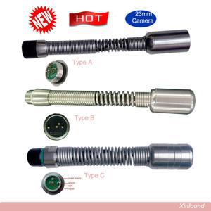 배관내시경카메라 23MM 스프링 A B C 파이프 LED 검사 교체용 12개 부품 배수구 카메라 수리 조명
