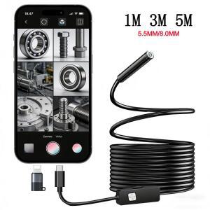 배관내시경카메라 1080P TYPEC ENDOSCOPE CAMERA 2MP INSPECTION 16 호환 15 PIPELINE IOS CAR 5MMECHATRONICS8MM 안드로이드 BORESCOPE COMPATIBLE 5 아이폰