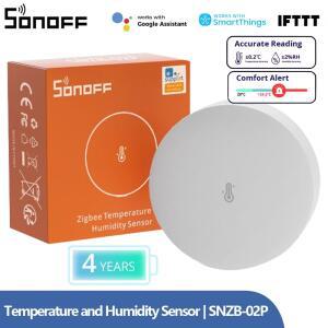 온습도계 SONOFF SNZB02P 지그비 온도 습도 센서, 홈 스마트 스마트싱스 호환 감지기, 알렉사