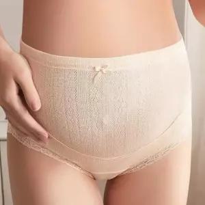 임부 임산부 속옷 밴딩조절 이중 면 팬티 산모속옷 임산부사각팬티 (W995F34)
