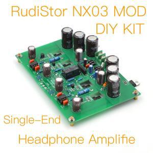 RudiStor NX03 MOFI MOD 싱글 엔드 헤드폰 앰프-DIY 키트 및 마감 보드