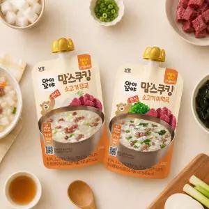 남양 맘스쿠킹 이유식 9개월 혼합 10개 (소고기 미역국 5개 + 소고기 무국 5개)