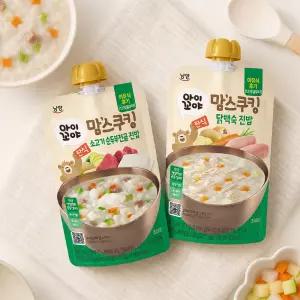 남양 맘스쿠킹 이유식 진밥 12개월 혼합 10개 (순두부전골 5개 + 닭백숙 5개)
