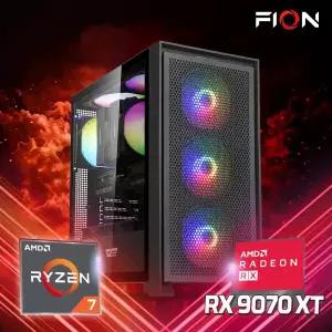 AMD 라이젠7 9800X3D RX9070XT_16G 게이밍 조립PC 32G 1T 데스크탑 컴퓨터 본체
