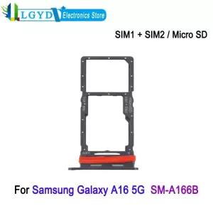 유심트레이 유심 보관 케이스 삼성 갤럭시 A16 5G SM-A166B 듀얼 SIM 카드 트레이 SIM1 SIM2마이크로 SD 교