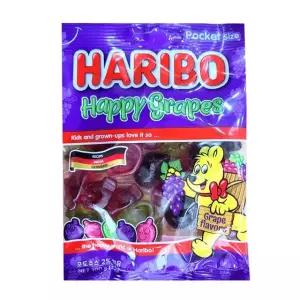 수입과자 하리보 해피그레이프 10개입 1볼 HARIBO 젤리 100g