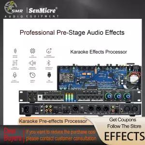생활 악기 SenMicre FX12 카라오케 이펙터 DSP KTV 무선 마이크 프리 이펙트 오디오 프로세서 에코 블루투