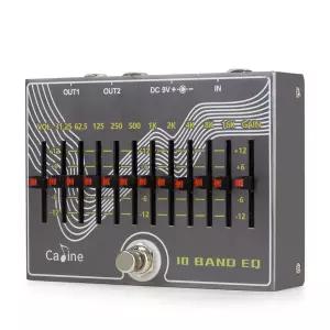 생활 악기 Caline CP-81 10 밴드 EQ 기타 이펙트 페달볼륨 포함