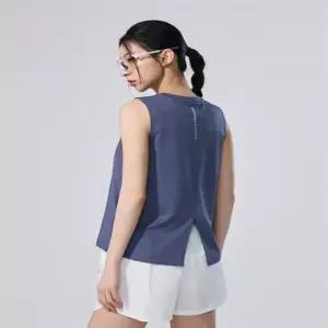 디스커버리 익스페디션 DWSLR2063 INL 라운드티셔츠 카라티셔츠 여성 러닝 슬리브리스 L INDIGO 6087406