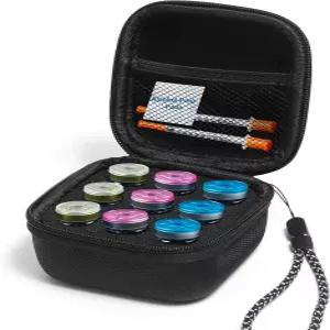 Eiern 9 슬롯 펩드 케이스 환자용 인슐린 바이알 프로텍터 냉장고 홀더 보관 표준 0ml U00 손목 스트랩이