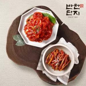 반찬단지 마늘쫑무침1kg + 오징어젓 1Kg