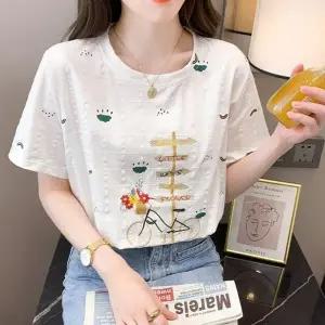 자수 꽃 자전거 루즈핏 반팔 티숙 URD550 레이어드 반팔티 박시 티 티숙 p 나시 캐릭터 루즈핏 면원피스 여