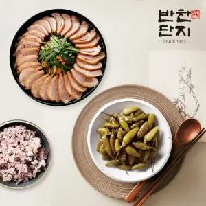 반찬단지 훈제오리 슬라이스 800g + 산고추 500g