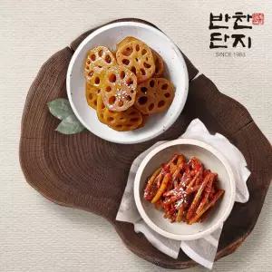 반찬단지 마늘쫑무침1kg + 연근조림 1Kg