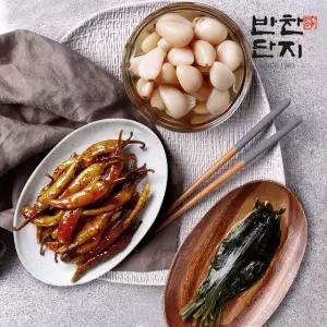 반찬단지 명이나물1Kg+알마늘1Kg+고추무침1Kg 밑반찬