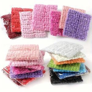 졸업꽃다발 DIY 웨딩 부케용 미니 폼 장미 인공 꽃 스크랩북 홈 장식 발렌타인 데이 추수감사절 144