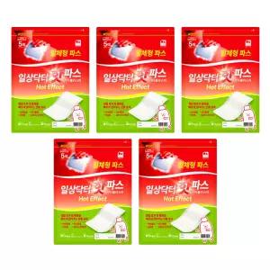 일상닥터 핫파스 일체형 온열 효과 온찜질 5매입 x5팩