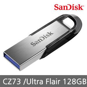 샌디스크 USB 메모리 128기가 128GB CZ73 3.0 대용량 유에스비 무료 각인 인쇄 ENL