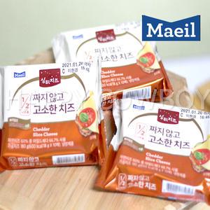 (10봉)매일 유업 짜지않고 고소한체다치즈180g (18gx10매)