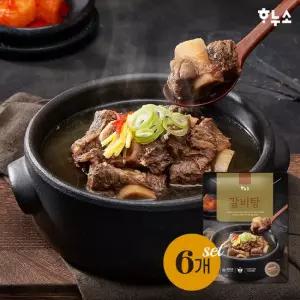 [30년맛집] 하누소 갈비탕 700g 6팩+ 고기소스