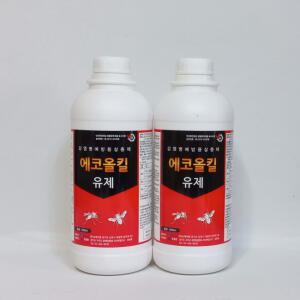 에코올킬유제 1L 2개 파리 모기 빈대 노래기 바퀴벌레 개미 지네 싸이퍼메트린5g