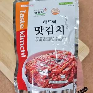 5분마켓 해뜨락 맛김치 썰은김치 배추김치 500g