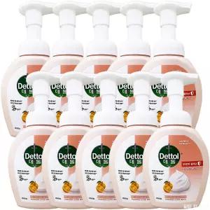 데톨 오렌지 포밍 항균 핸드워시 250ml 10개