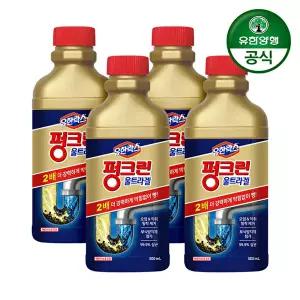 [유한양행]E 유한락스 펑크린 울트라겔 500ml 4개