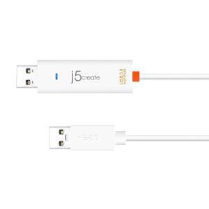 j5create JUC500 데이터, 키보드 및 마우스 공유 생성 /Mac과 Windows 간 USB 3.0 케이블 전송 데이터 [웜홀 스위치]