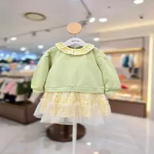 [아가방갤러리] 로라체크꽃프릴원피스 01R134052