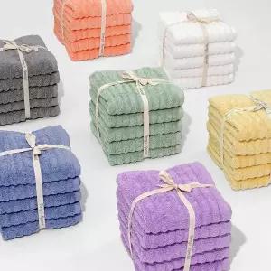 [테리파머] 200g 웨이브 호텔수건 10장  세트