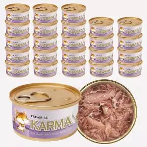 카르마 고양이캔 가다랑어+헤어볼 80g 24개 1박스
