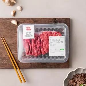 한우 우둔 불고기 1등급 (100g) (팩)