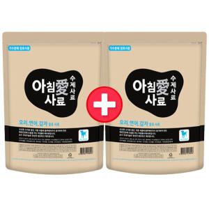 아침애사료 오리 연어 감자 3kg+3kg 가수분해 강아지 수제사료