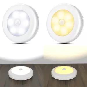 현관 센서등 직부등 무선 LED 화장실 계단 건전지 센스등 원형 스마트 조명 베란다 복도