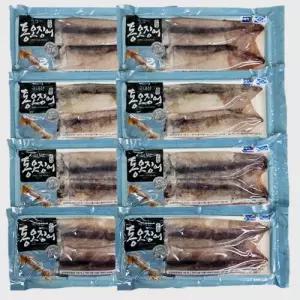 [명진] 국내산 손질통오징어 총 16마리 (250g×8팩)