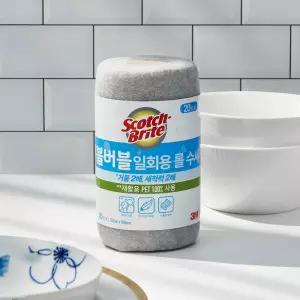 [3M]버블버블 일회용 롤수세미 1Roll(20장)