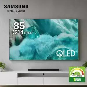 [설치비포함] 삼성 85인치(벽걸이형) QLED TV KQ85QF7SAFXKR 1등급효율 사업자대상