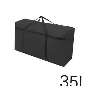 사입 블랙 옥스퍼드백 대형 이불 이사 가방 35L-WFFTTBR