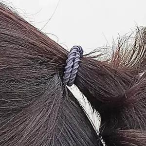 [콩심팥심]로프 고무줄 그레이 10p 머리끈 여성