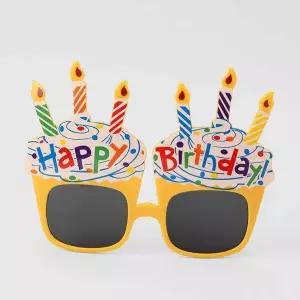 [셀러에이드]옐로우 파티 안경 귀여운안경 생일소품 파티선글라스