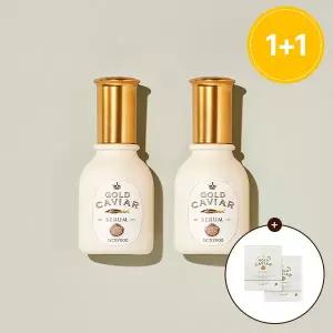 [스킨푸드][1+1]골드캐비어 이엑스 아이세럼 + (증정)시트마스크2매