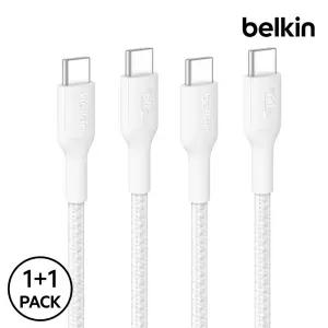 [벨킨] 60W USB-C to C 브레이디드 고속 충전 케이블 2팩 CAB024fq 1M 2M 아이폰17 16 호환