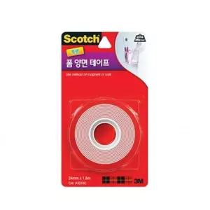[하프클럽/]스카치 추천 강력 양면테이프  투명 폼 3M 3215C