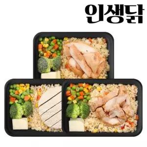 인생닭 단백질 닭가슴살 닭다리살 식단 도시락 3종 혼합 240g 6팩
