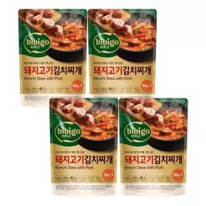 CJ 비비고 돼지고기김치찌개 460g x4개